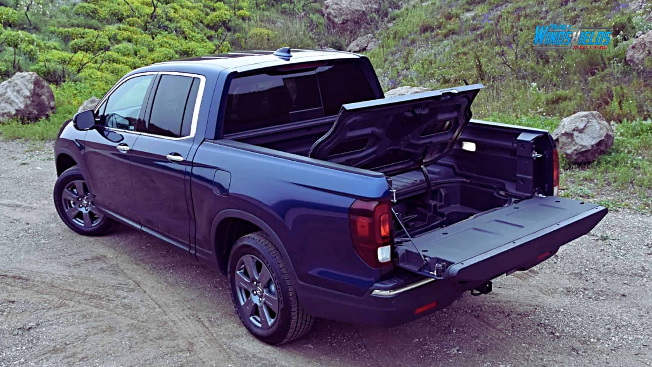 Magic Windshields - BLOG - Honda Ridgeline Windshield Protection for Your Rugged Ride - Honda Ridgeline rear windshield